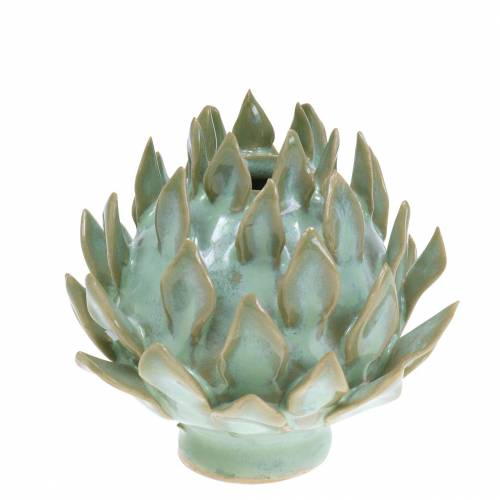 Floristik24 Dekovase Artikschocke Ceramic Green Ø9,5cm H9cm