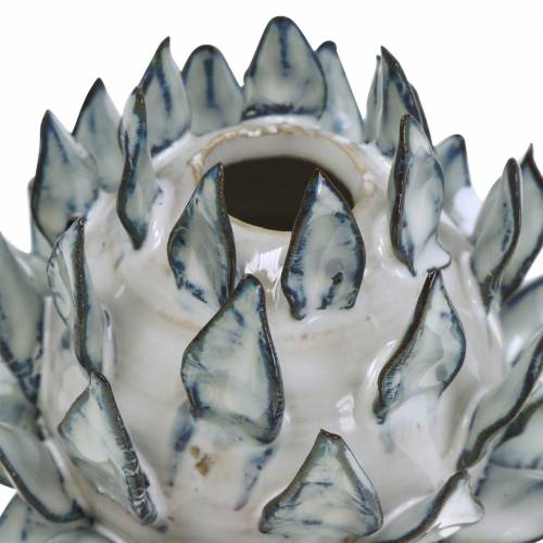 Produkt Dekovase Artikschocke Ceramic Blue, White Ø9,5cm H9cm