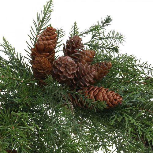 Produkt Ozdobne gałązki Świąteczne gałązki Sztuczne gałązki jodły W66cm
