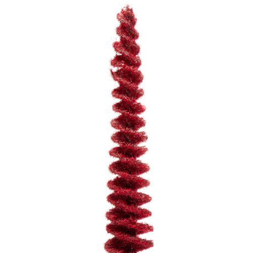 Nowoczesna, smukła, dekoracyjna choinka na drewnianej podstawie, 80 cm | Floristik24.pl