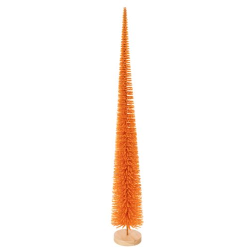 Sztuczna ozdoba choinkowa na drewnianej podstawce, 60cm