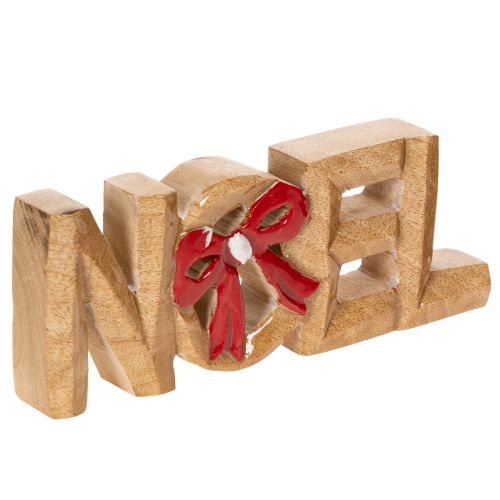 Napis „Noel” z kokardą, dekoracja świąteczna, 18 cm kupić | Floristik24.pl