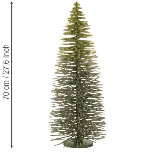 Sztuczna zielona choinka do zimowej dekoracji, 70cm | Floristik24.pl