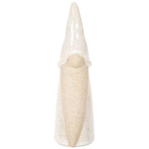 Dekoracyjna figurka krasnala, lekka ceramika, styl skandynawski, 18 cm, 3 sztuki | Floristik24.pl