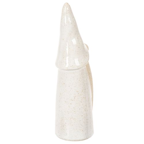 Dekoracyjna figurka krasnala, lekka ceramika, styl skandynawski, 18 cm, 3 sztuki | Floristik24.pl