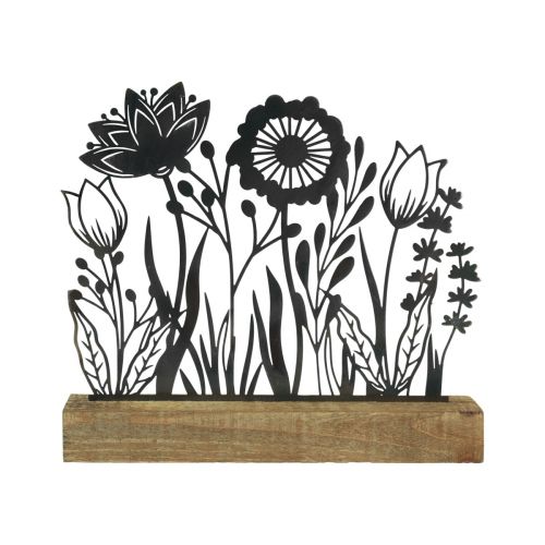 Produkt Stojak na kwiaty łąka wiosenna dekoracja metalowa 23cm W20,5cm
