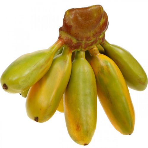 Sztuczna kiść bananów, owoce dekoracyjne, banany dla dzieci L7-9cm