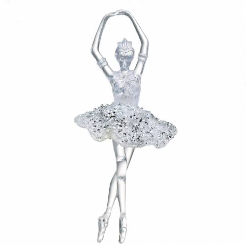 Dekoracyjny wieszak na choinkę Ballerina 18cm 2szt