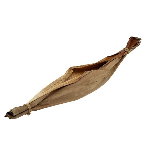 Floristik24 Miska z liści bananowca 40-45cm naturalna 1 szt
