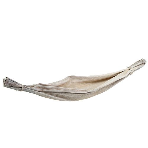 Floristik24 Banana Leaf White Washed Natural Deco 66cm