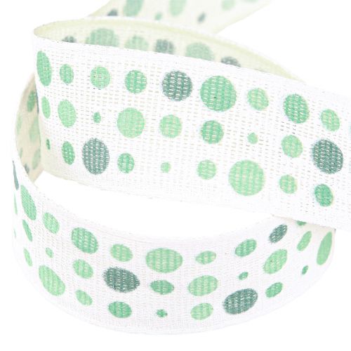Produkt Wstążka Morska Wstążka Bawełniana Morskie Kropki 25mm 18m
