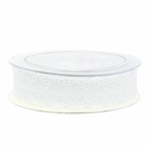 Produkt Wstążka Koronkowa Biała 26mm 20m