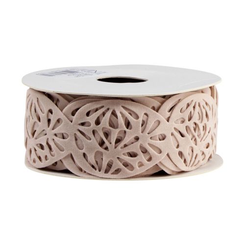 Produkt Wstążka aksamitna Pisanki Wstążka ozdobna Wielkanoc kremowa 40mm 5m