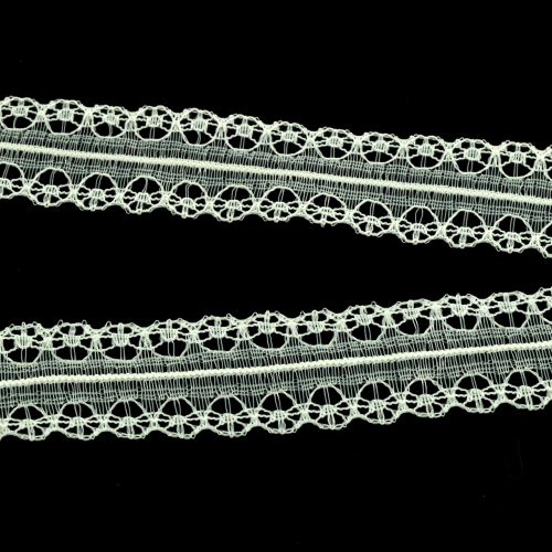 Floristik24 Wstążka koronkowa vintage kremowa 20mm 20m