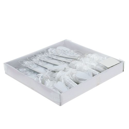 Produkt Wieszak ławkowy z rurką i serduszkiem 18cm 6szt.