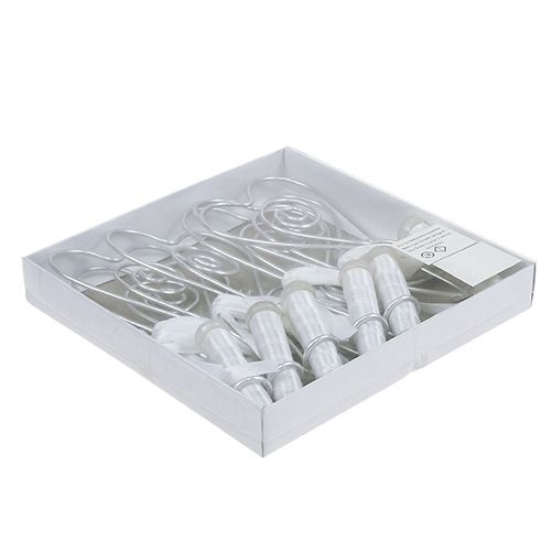 Floristik24 Wieszak ławkowy z rurką 22cm 6szt.