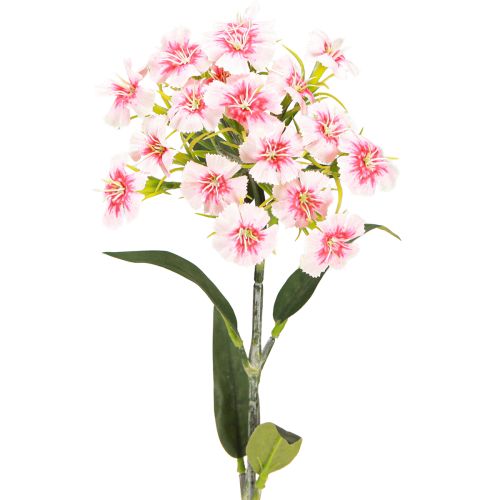 Produkt Brodaty goździk sztuczny goździk brzoskwiniowy różowy 52cm