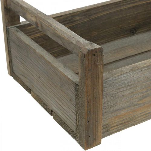 Floristik24 Drewniane pudełko rękodzieło pudełko shabby ozdobne pudełko drewno 47×28,5×16,5cm