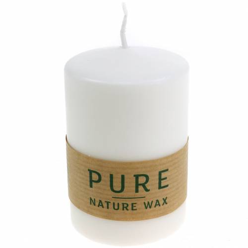 Produkt PURE Nature Safe Candle świeca pieńkowa stearyna, wosk rzepakowy 90/60mm 1 sztuka biała