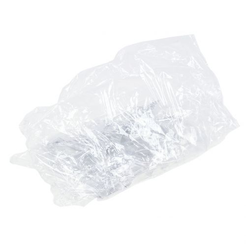 Floristik24 Choinka srebrna wisząca 15cm 8szt.