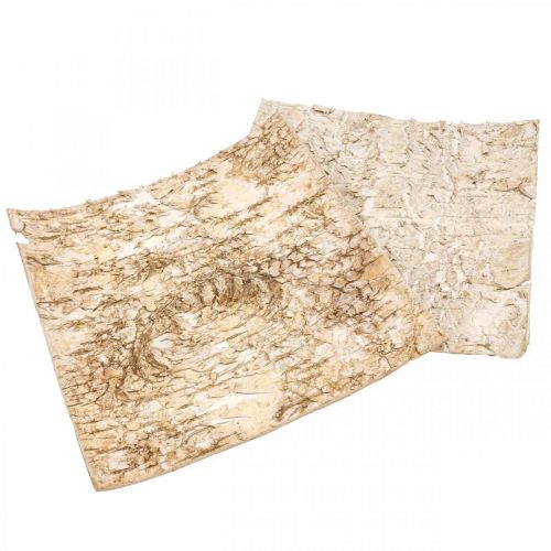 Floristik24 Kora drzewa Kora dekoracyjna kwadratowa Kora brzozy naturalna 20×20cm 6 szt