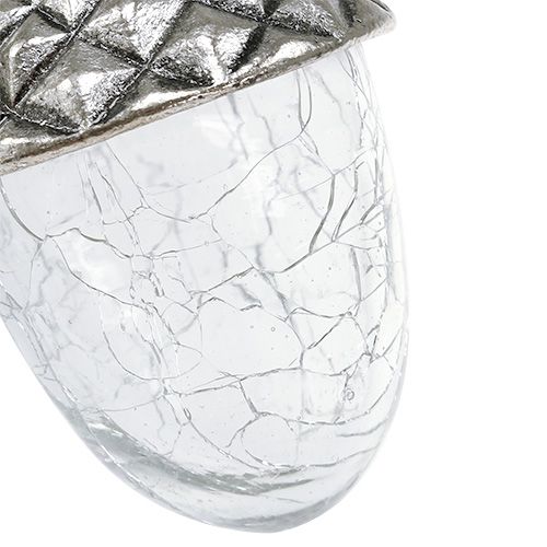 Floristik24 Ozdoby choinkowe żołędzie do zawieszenia 5cm - 7cm L16cm