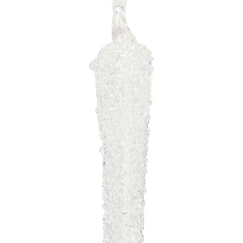 Produkt Ozdoba choinkowa sopel szklany do zawieszenia 19cm 3 sztuki