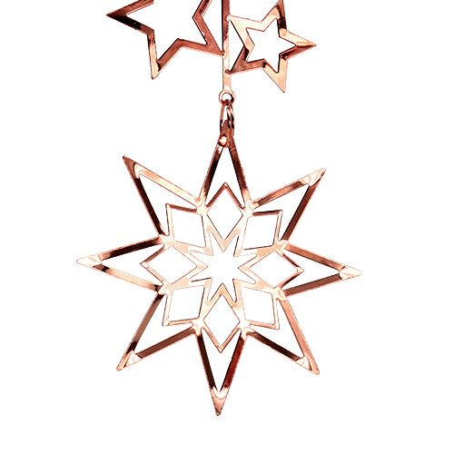 Floristik24 Drzewo Ornament Gwiazda 20cm Miedź 1szt.