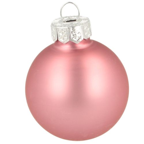 Produkt Ozdoba choinkowa bombki szklane różowo-szare Ø4cm 24 szt.
