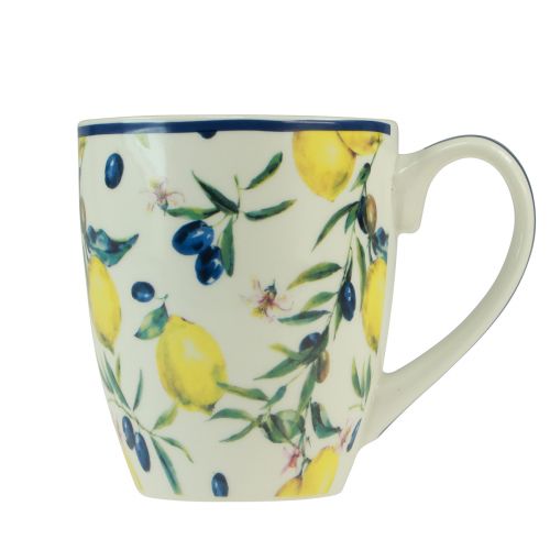 Floristik24 Kubek ceramiczny na oliwki i cytryny 10,5cm