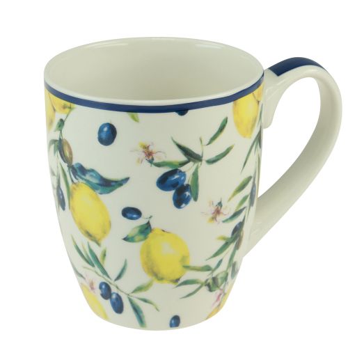 Floristik24 Kubek ceramiczny na oliwki i cytryny 10,5cm