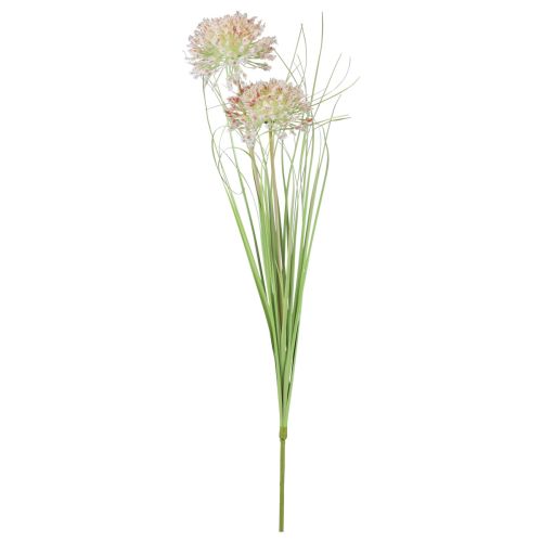 Produkt Sztuczny kwiat kulisty Allium ozdobny cebula sztuczny czerwony zielony 90cm