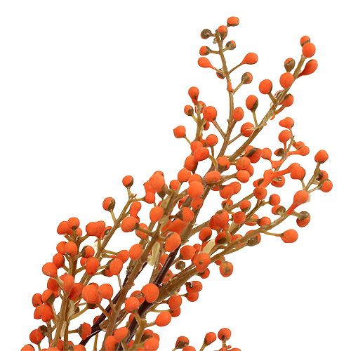 Floristik24 Gałązka jagodowa pomarańczowa L48cm 1 szt.