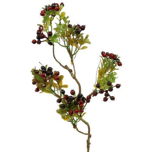 Produkt Sztuczna gałązka jagodowa karłowata meduza czerwona 50cm 2szt.
