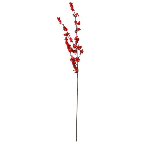 Produkt Gałązka jagodowa czerwona gałązka dekoracyjna czerwone jagody sztuczne 115cm