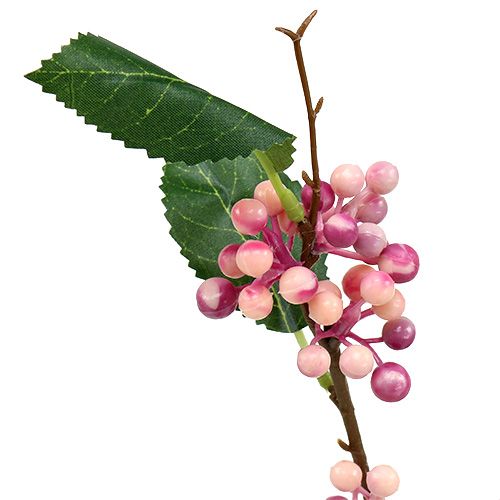 Produkt Gałązka jagodowa sztuczna różowo-fioletowa 64cm 6szt.