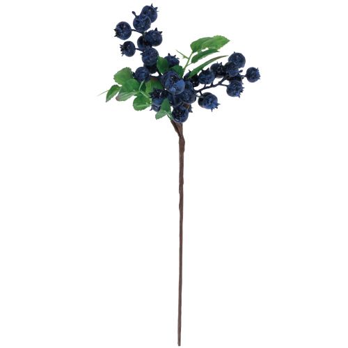 Produkt Gałązka dekoracyjna borówka sztuczna gałązka jagodowa dekoracja 32cm