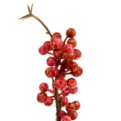 Floristik24 Gałązka jagodowa różowa L 28 cm 12 sztuk