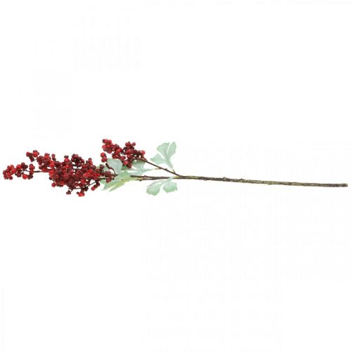 Produkt Sztuczna gałązka jagodowa czerwona sztuczna gałązka świąteczna dekoracja 74cm
