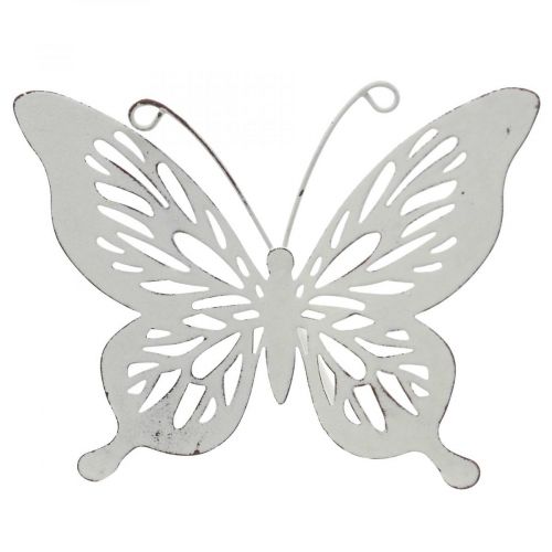 Produkt Słupek do łóżka metalowy motyl biały 43x10,5x8cm 3szt