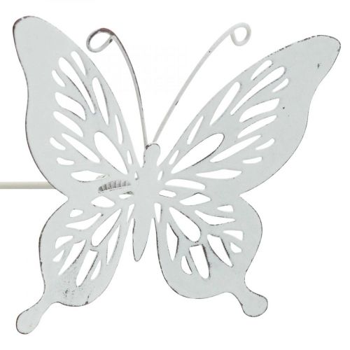 Produkt Słupek do łóżka metalowy motyl biały 43x10,5x8cm 3szt