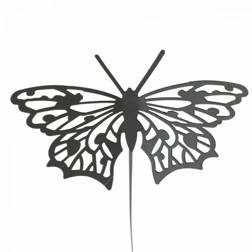 Produkt Wtyczka metalowa motylek czarna 10,5×8/44cm 3szt