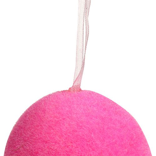 Floristik24 Jajka dekoracyjne flokowane 7cm 18 szt