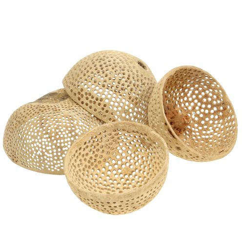 Floristik24 Kubek Dzwonek Suszony Naturalny Dekoracja Żałobna 8,5-11cm 10 szt