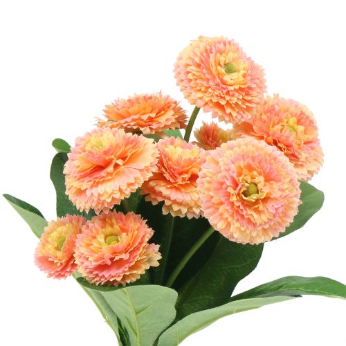 Floristik24 Sztuczna brzoskwinia Daisy w kolorze 24cm 2szt