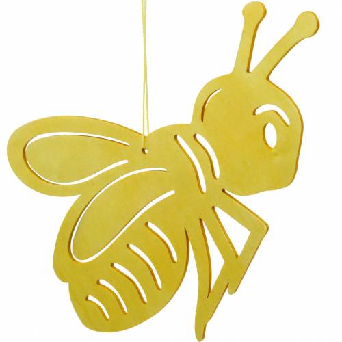 Produkt Figurka drewniana pszczoła, dekoracja wiosenna, pszczoła miodna do zawieszenia, dekoracja owad 6szt.