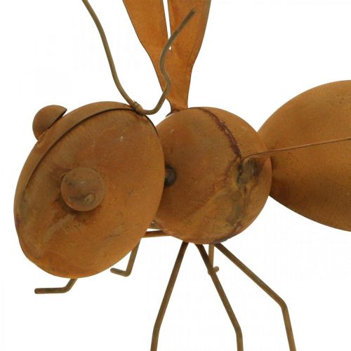 Produkt Figura dekoracyjna pszczoła, metalowy owad, dekoracja ogrodowa z patyną dł.20cm wys.19cm