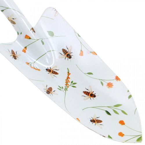 Floristik24 Łopata ogrodowa, łopata z pszczołami, łopata ręczna, paca metalowa L28cm