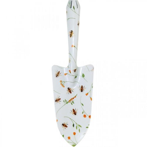 Floristik24 Łopata ogrodowa, łopata z pszczołami, łopata ręczna, paca metalowa L28cm