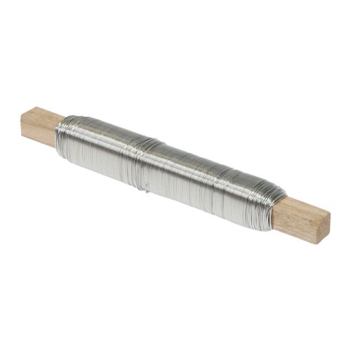 Produkt Drut owijkowy drut owijający drut kwiatowy srebrny 0,50mm 100g 3 sztuki
